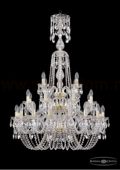 Люстра хрустальная Bohemia Ivele 1402/16+8+4/300/XL-123/3d/G