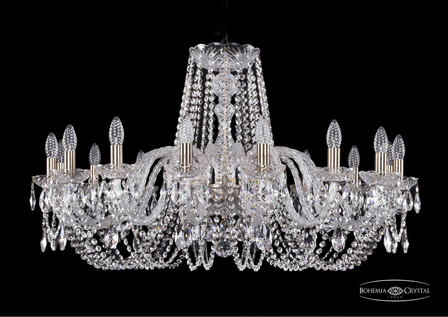 Люстра хрустальная Bohemia Ivele 1402/16/360/Pa