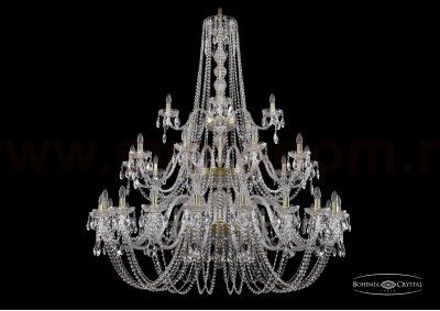 Люстра хрустальная Bohemia Ivele 1402/20+10+5/530/3d/G