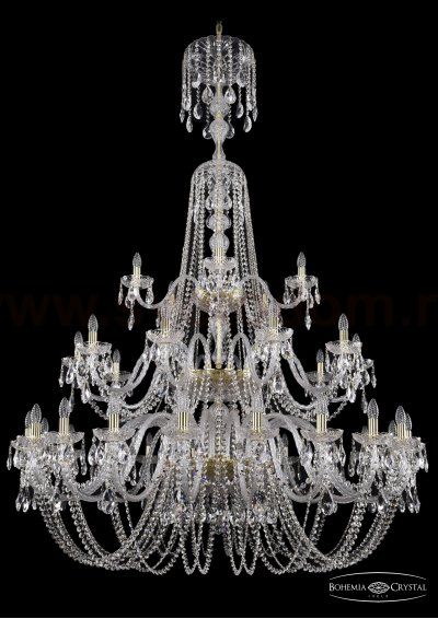 Люстра хрустальная Bohemia Ivele 1402/20+10+5/530/XL-206/3d/G