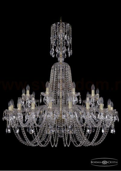 Люстра хрустальная Bohemia Ivele 1402/20+10/400/XL-130/G