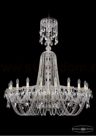 Люстра хрустальная Bohemia Ivele 1402/20/400/XL-140/G