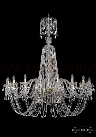 Люстра хрустальная Bohemia Ivele 1402/20/530/XL-164/G