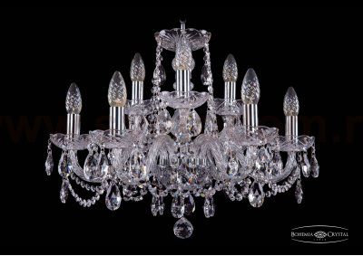 Люстра хрустальная Bohemia Ivele 1402/6+3/195/Ni