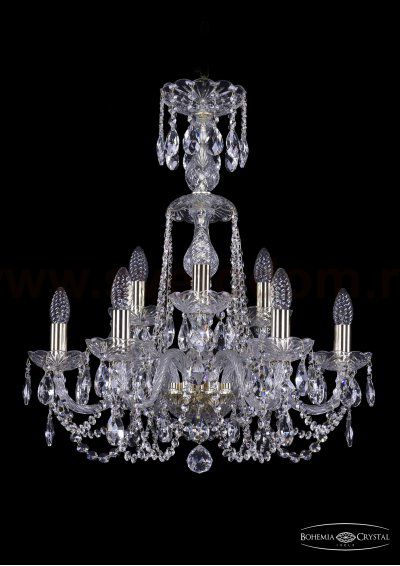 Люстра хрустальная Bohemia Ivele 1402/6+3/195/XL-64/G