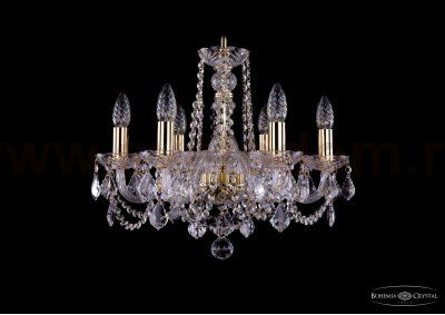Люстра хрустальная Bohemia Ivele 1402/6/160/G/Leafs