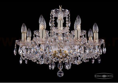 Люстра хрустальная Bohemia Ivele 1402/8+4/195/G