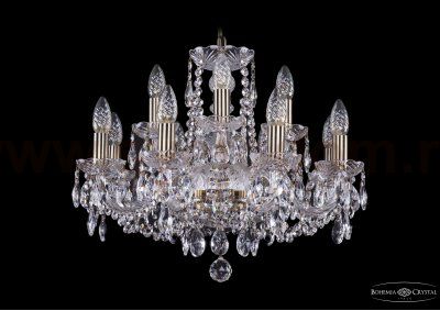 Люстра хрустальная Bohemia Ivele 1402/8+4/195/Pa