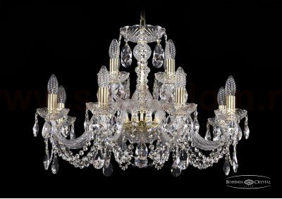 Люстра хрустальная Bohemia Ivele 1402/8+4/240/G