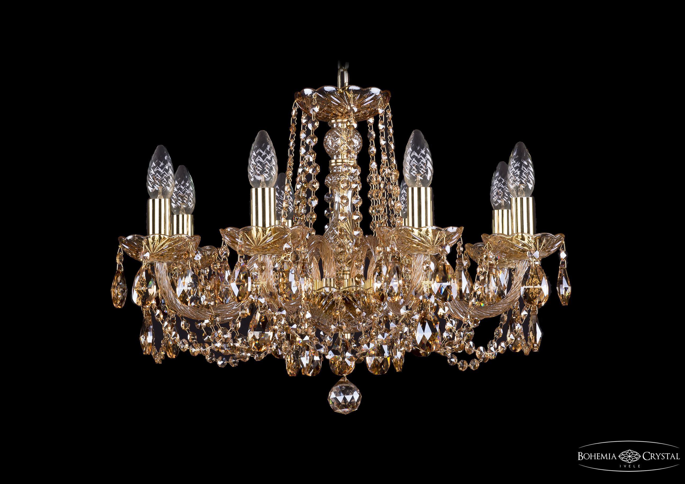Люстра хрустальная Bohemia Ivele 1402/8/195/G/M721