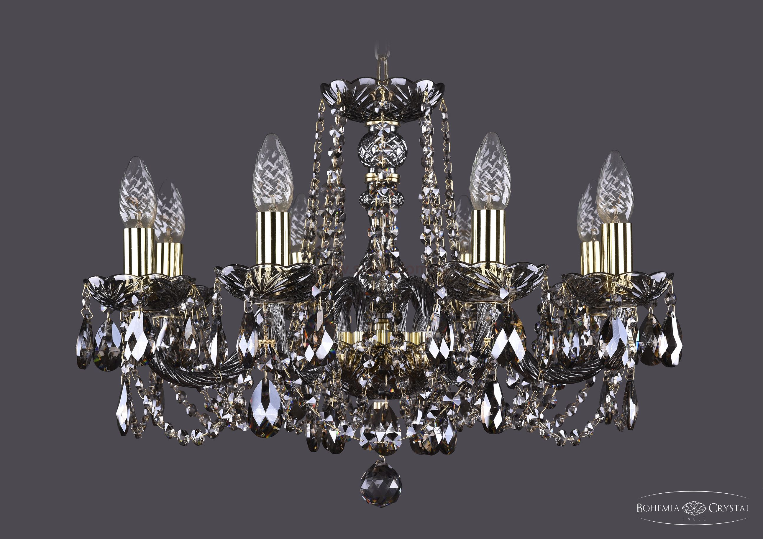 Люстра хрустальная Bohemia Ivele 1402/8/195/G/M731