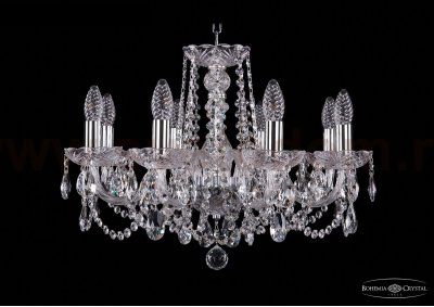 Люстра хрустальная Bohemia Ivele 1402/8/195/Ni