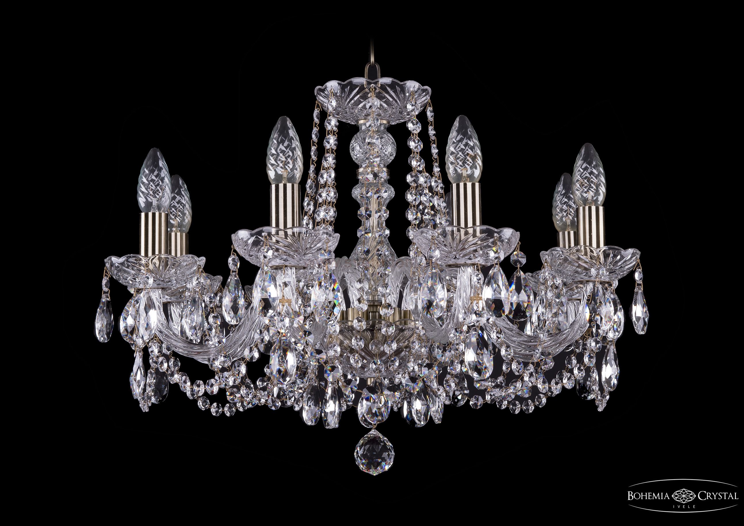 Люстра хрустальная Bohemia Ivele 1402/8/195/Pa