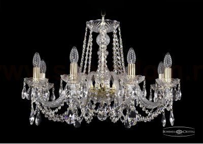 Люстра хрустальная Bohemia Ivele 1402/8/240/G