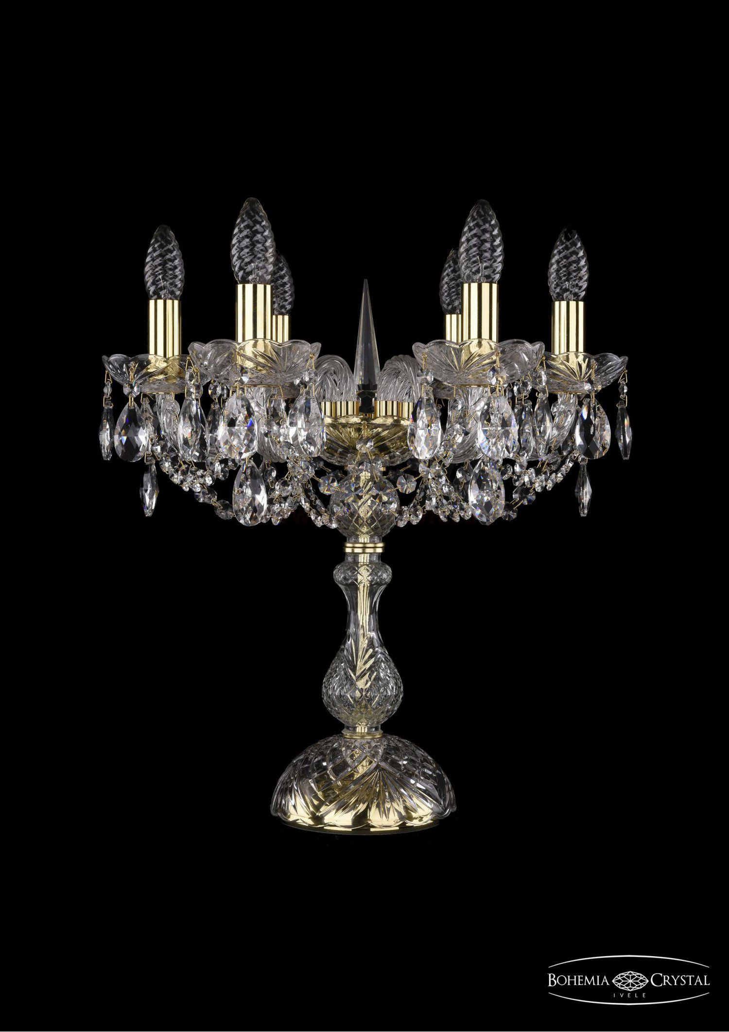 Настольная лампа Bohemia Ivele 1402L/6/141-47/G