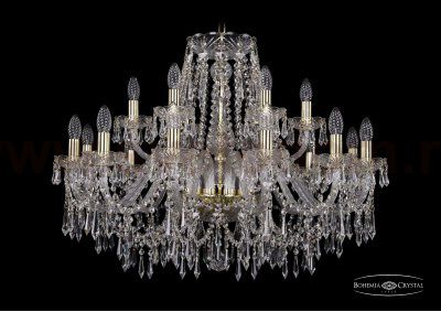 Люстра хрустальная Bohemia Ivele 1403/12+6/300/G