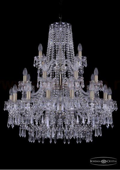 Большая Люстра хрустальная Bohemia Ivele 1403/16+8+4/300/3d/Pa