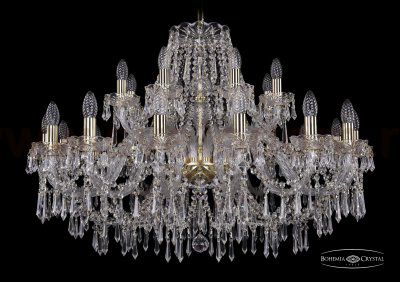 Люстра хрустальная Bohemia Ivele 1403/16+8/360/G