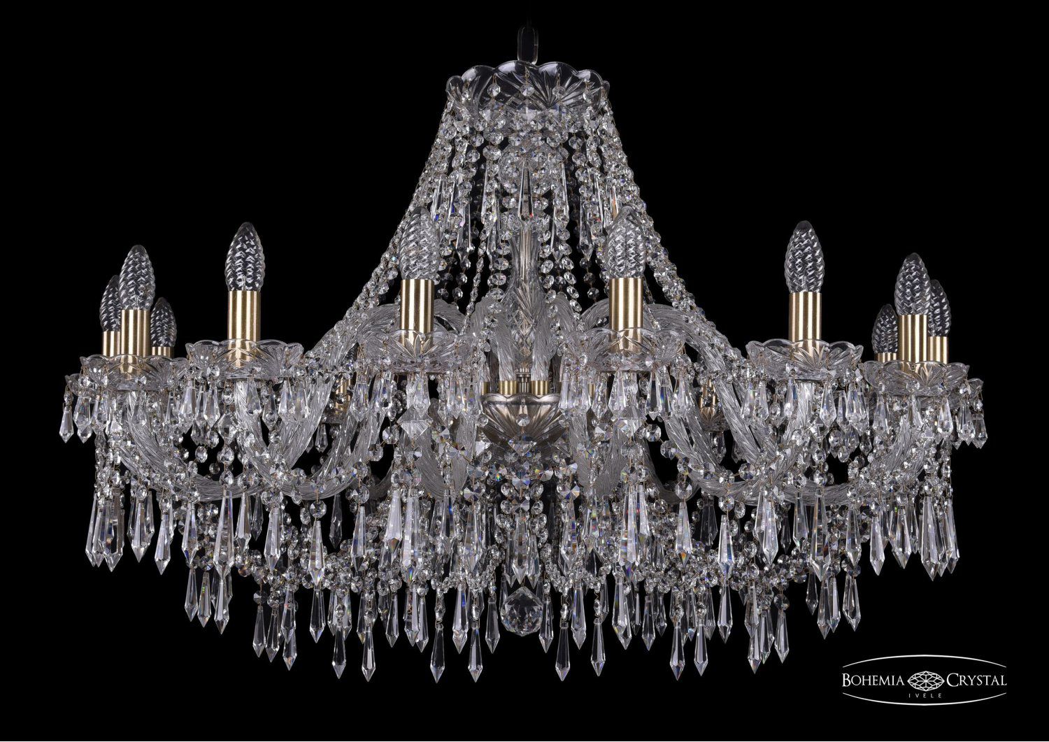 Люстра хрустальная Bohemia Ivele 1403/16/360/Pa