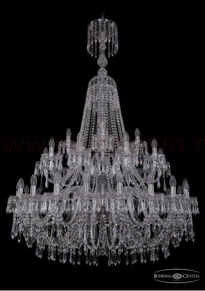Люстра хрустальная Bohemia Ivele 1403/20+10+5/400/XL-164/2d/Ni