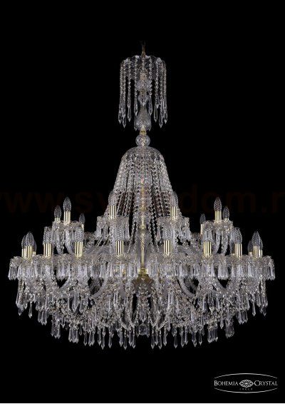 Люстра хрустальная Bohemia Ivele 1403/20+10/400/XL-133/G
