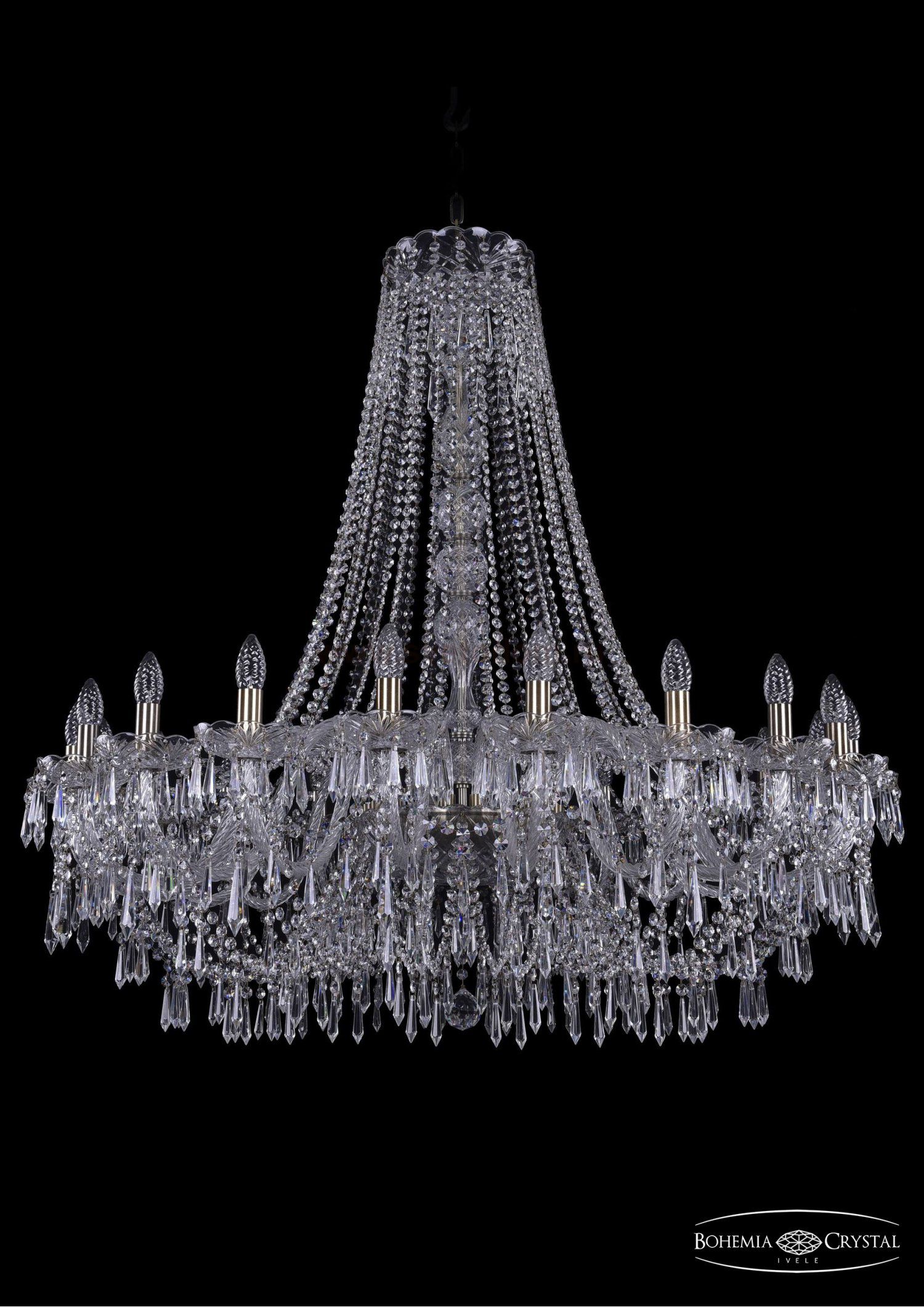 Люстра хрустальная Bohemia Ivele 1403/20/400/h-114/Pa