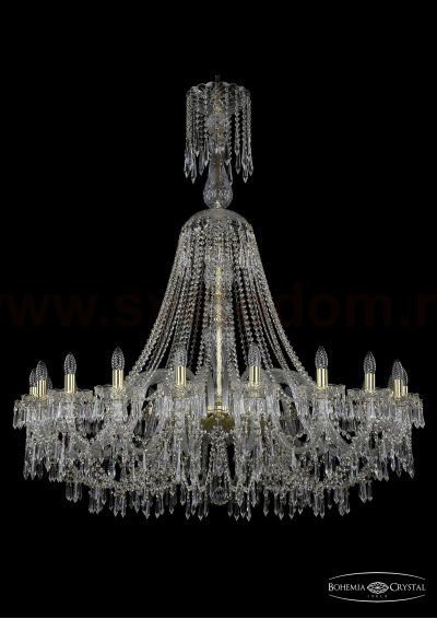Люстра хрустальная Bohemia Ivele 1403/20/460/XL-143/G