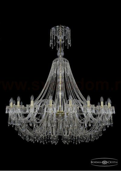 Люстра хрустальная Bohemia Ivele 1403/20/530/XL-160/G