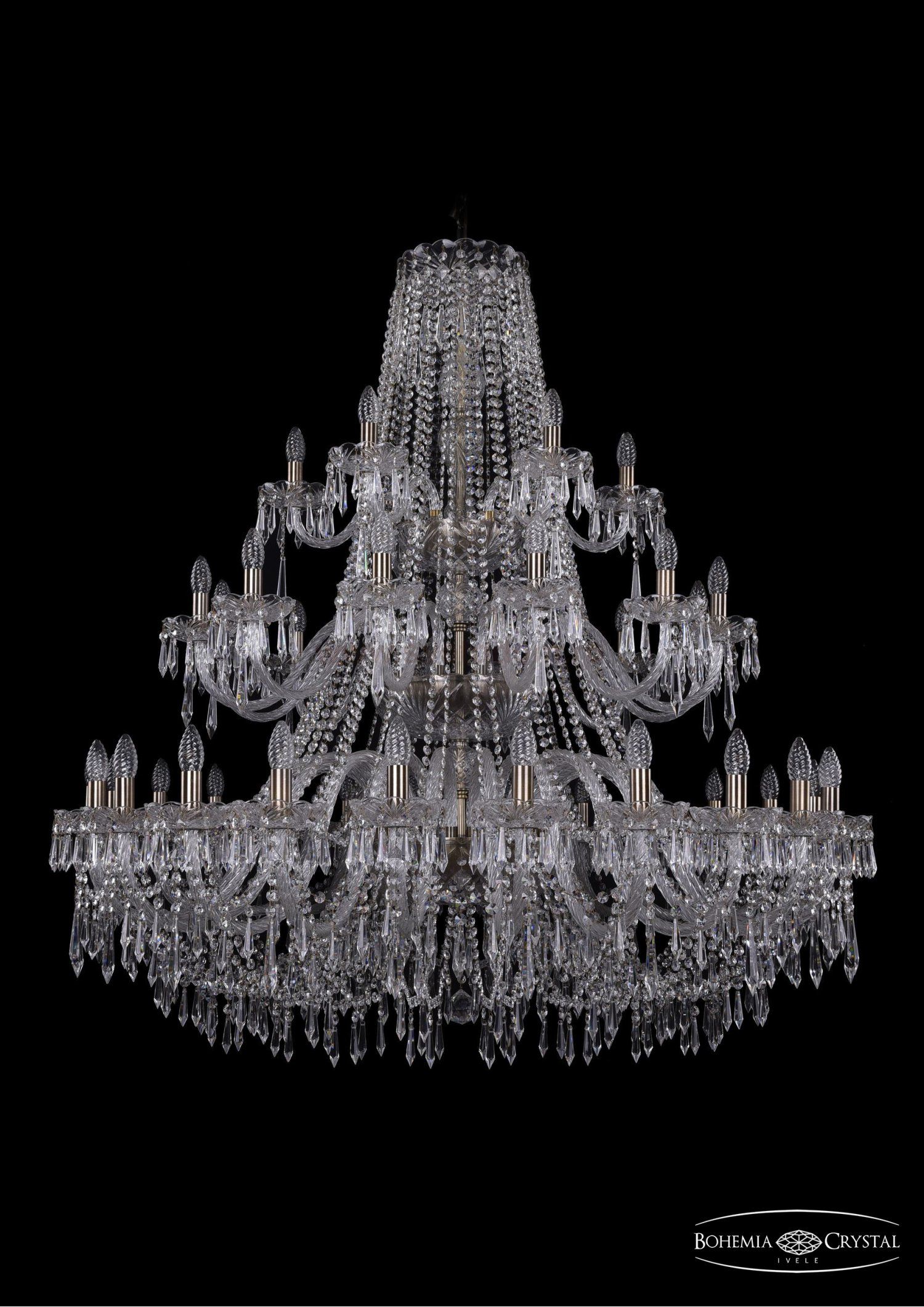 Люстра хрустальная Bohemia Ivele 1403/24+12+6/460/3d/Pa
