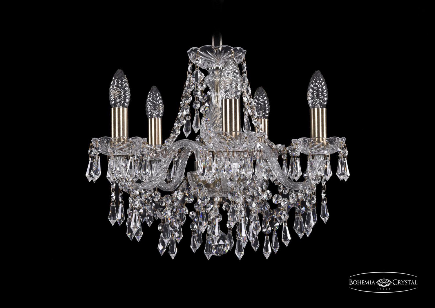 Люстра хрустальная Bohemia Ivele 1403/5/141/Pa