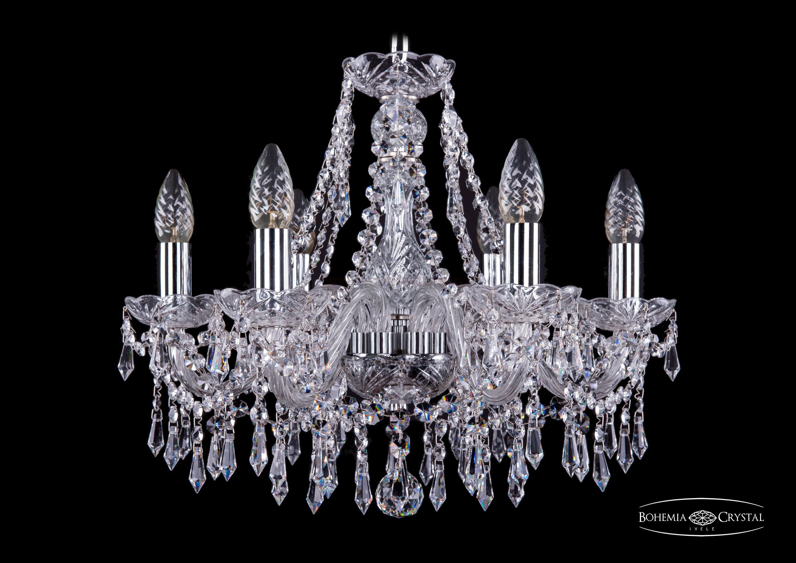 Люстра Bohemia Ivele 1403/6/160/Ni