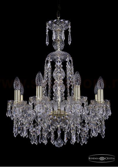 Люстра хрустальная Bohemia Ivele 1403/8/160/XL-60/G