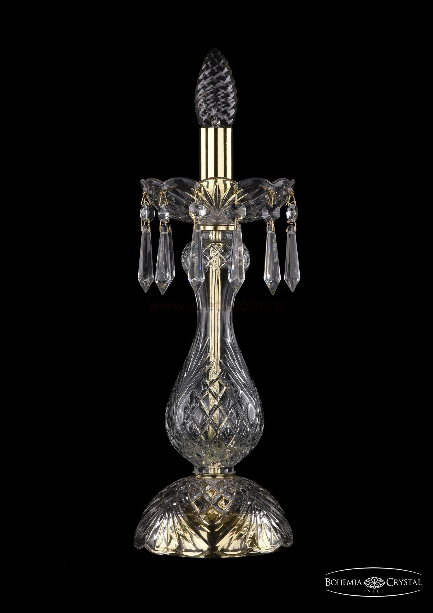 Настольная лампа Bohemia Ivele 1403L/1-35/G