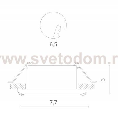 Светильник потолочный Divinare 1405/01 PL-1 GIANETTA
