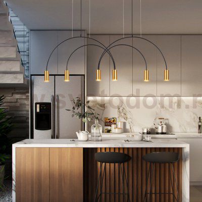 Подвесной светильник ARC 3 Black ImperiumLoft 140522-26