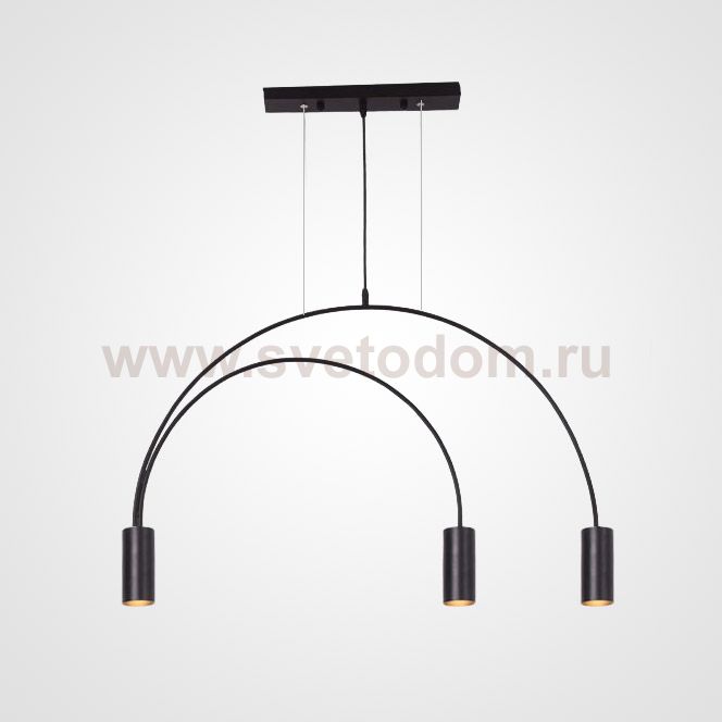 Подвесной светильник ARC 3 Black ImperiumLoft 140522-26