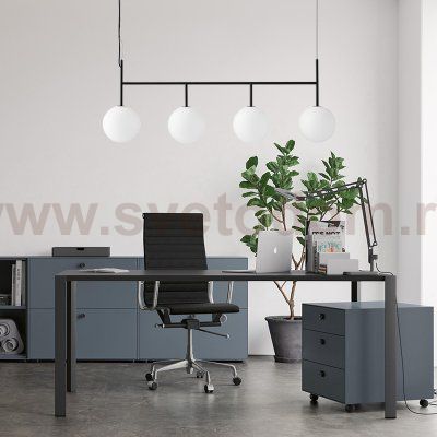 Подвесной светильник AUSTERE Black ImperiumLoft 140541-26