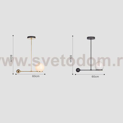 Подвесная люстра BALANCE Black ImperiumLoft 140546-26