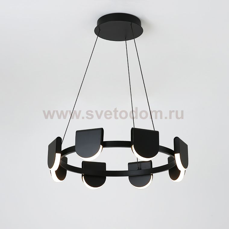 Подвесная люстра CANTO 8 D59 Black ImperiumLoft 140594-26