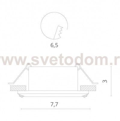 Светильник потолочный Divinare 1405/03 PL-1 GIANETTA