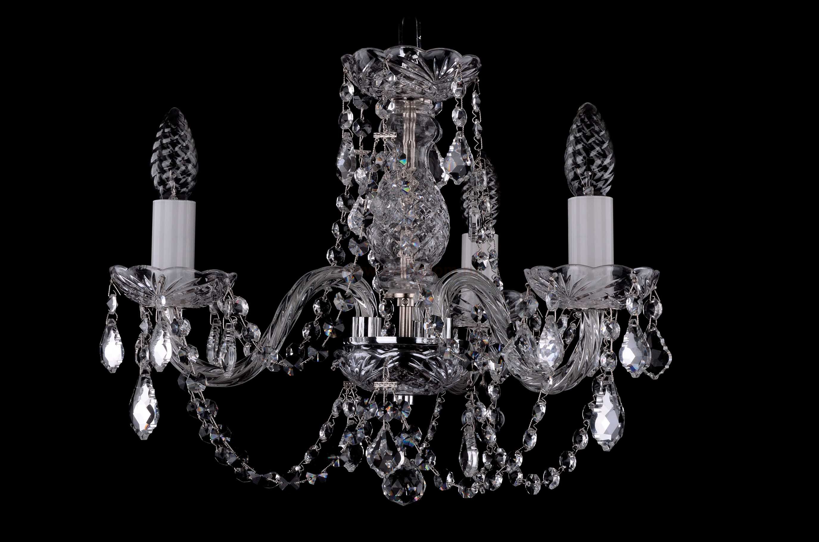 Люстра хрустальная Bohemia Ivele 1406/3/141/Ni/Leafs