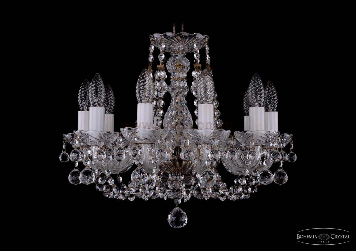Люстра хрустальная Bohemia Ivele 1406/10/141/Pa/Balls