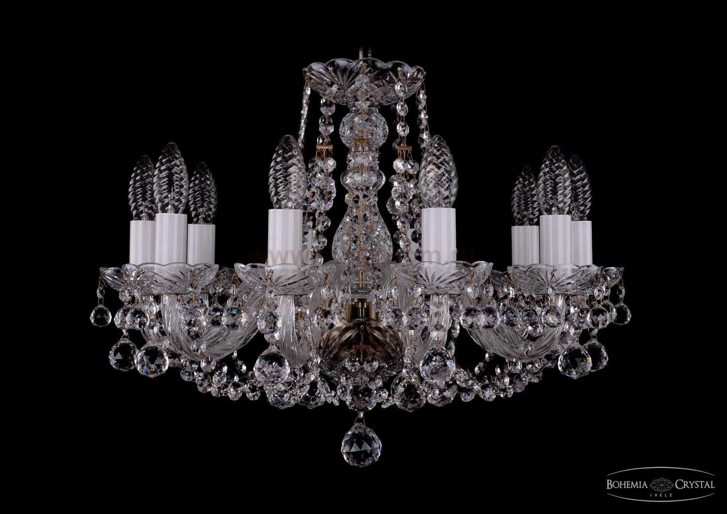 Люстра хрустальная Bohemia Ivele 1406/10/160/Pa/Balls
