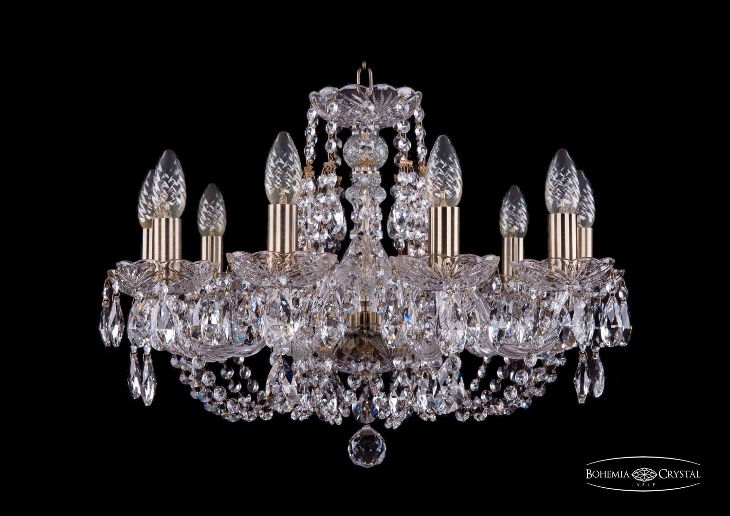 Люстра хрустальная Bohemia Ivele 1406/10/195/Pa