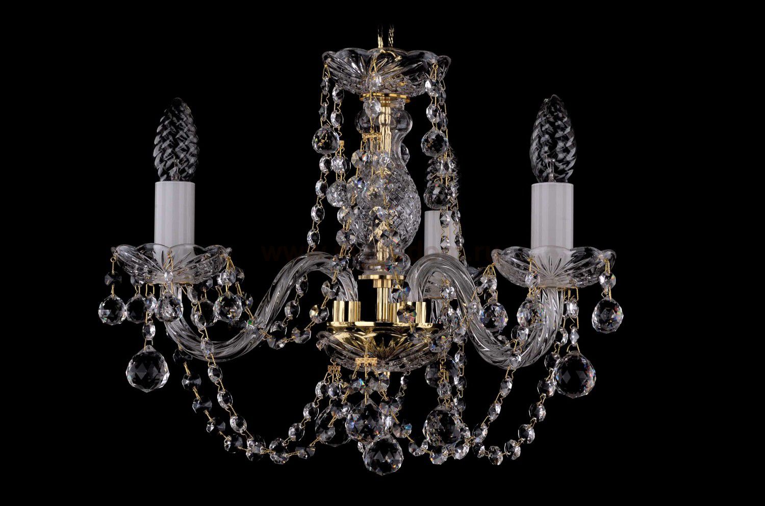 Люстра хрустальная Bohemia Ivele 1406/3/141/G/Balls