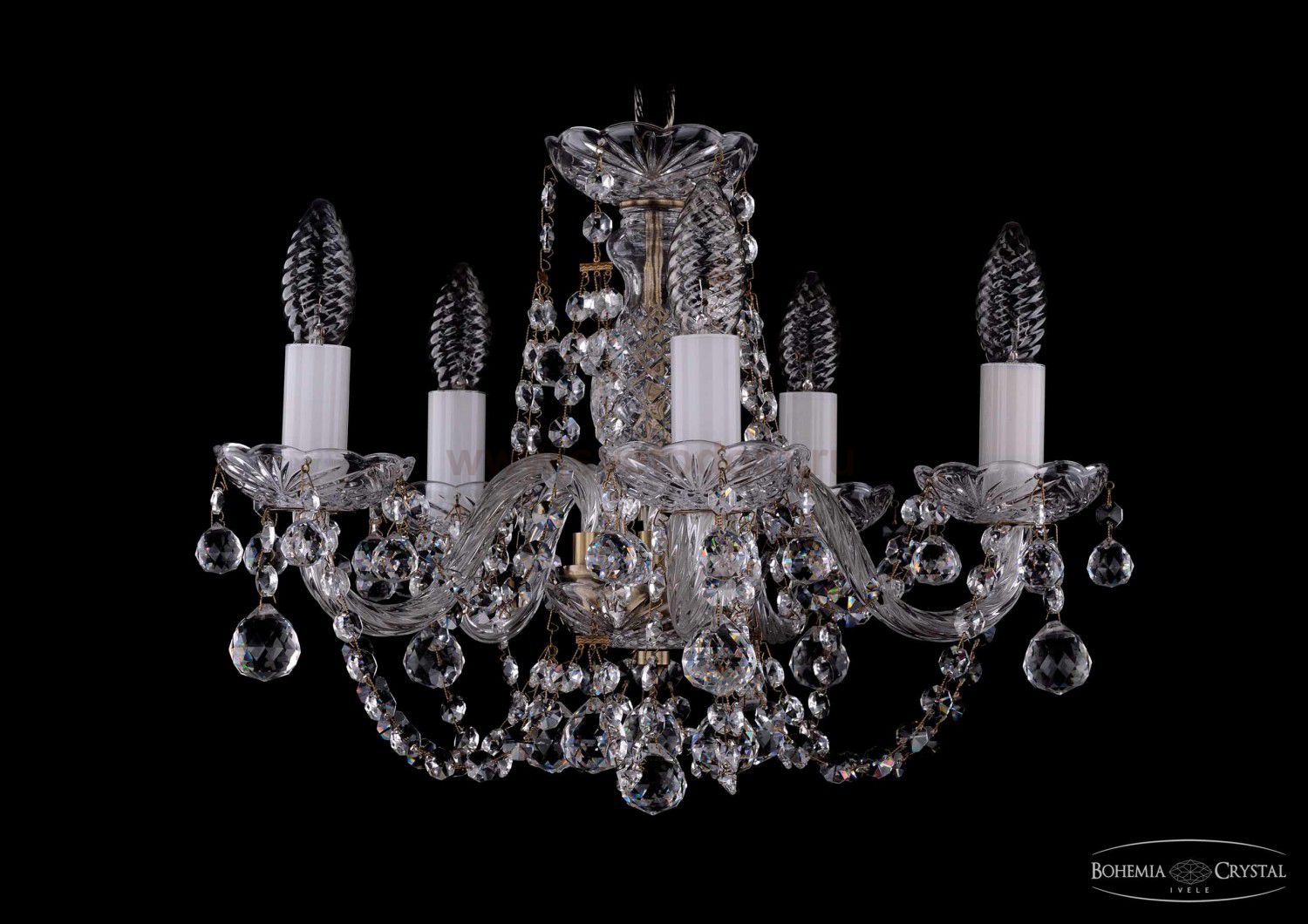 Люстра хрустальная Bohemia Ivele 1406/5/141/Pa/Balls