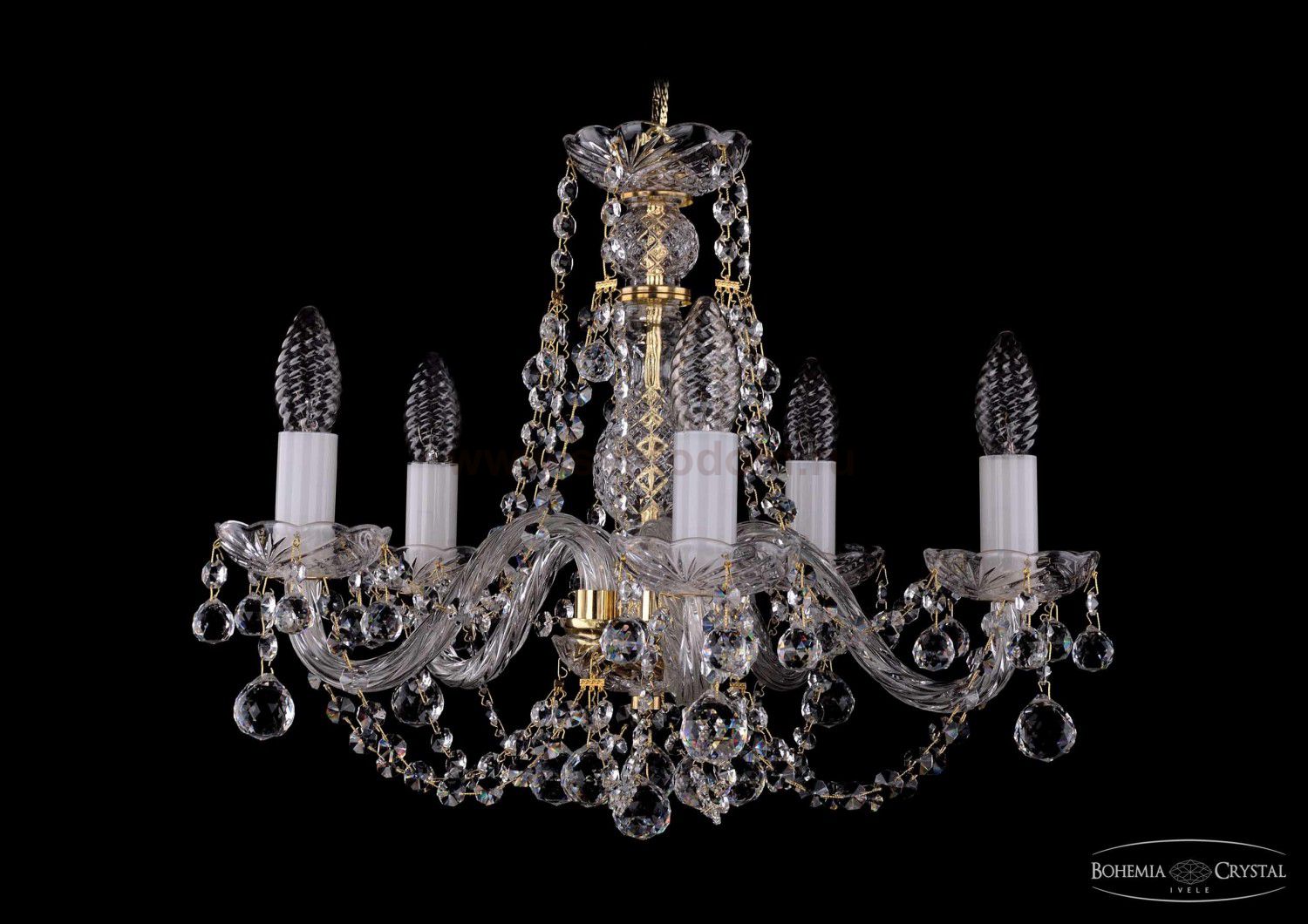 Люстра хрустальная Bohemia Ivele 1406/5/160/Balls