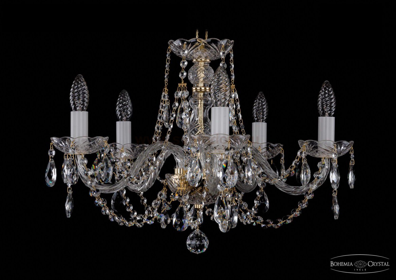 Люстра хрустальная Bohemia Ivele 1406/5/195/G