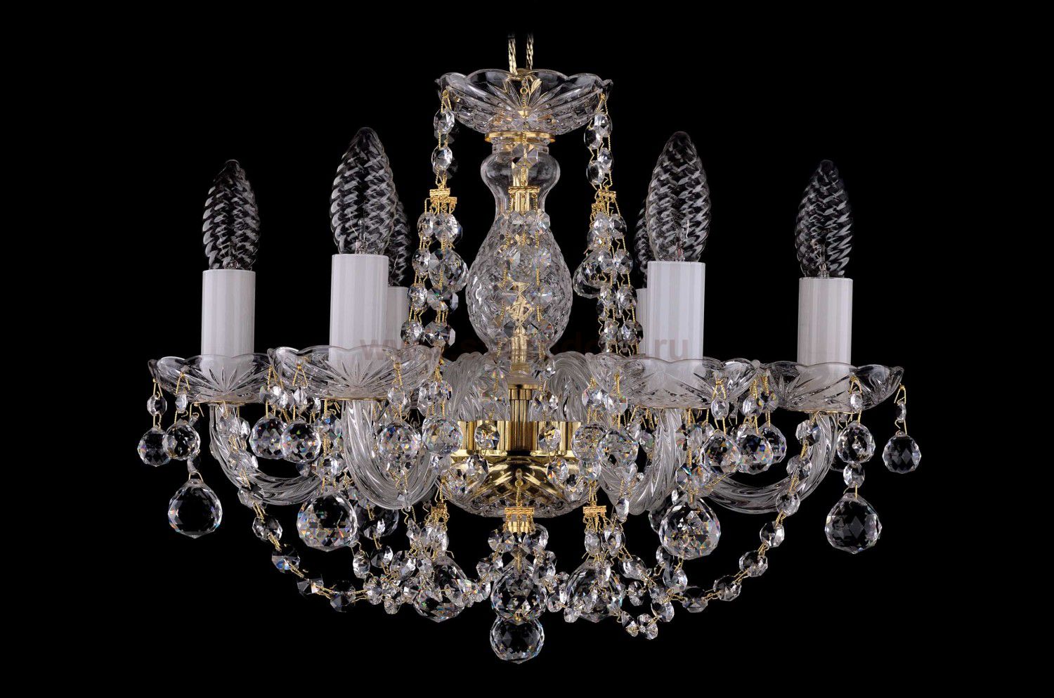 Люстра хрустальная Bohemia Ivele 1406/6/141/G/Balls