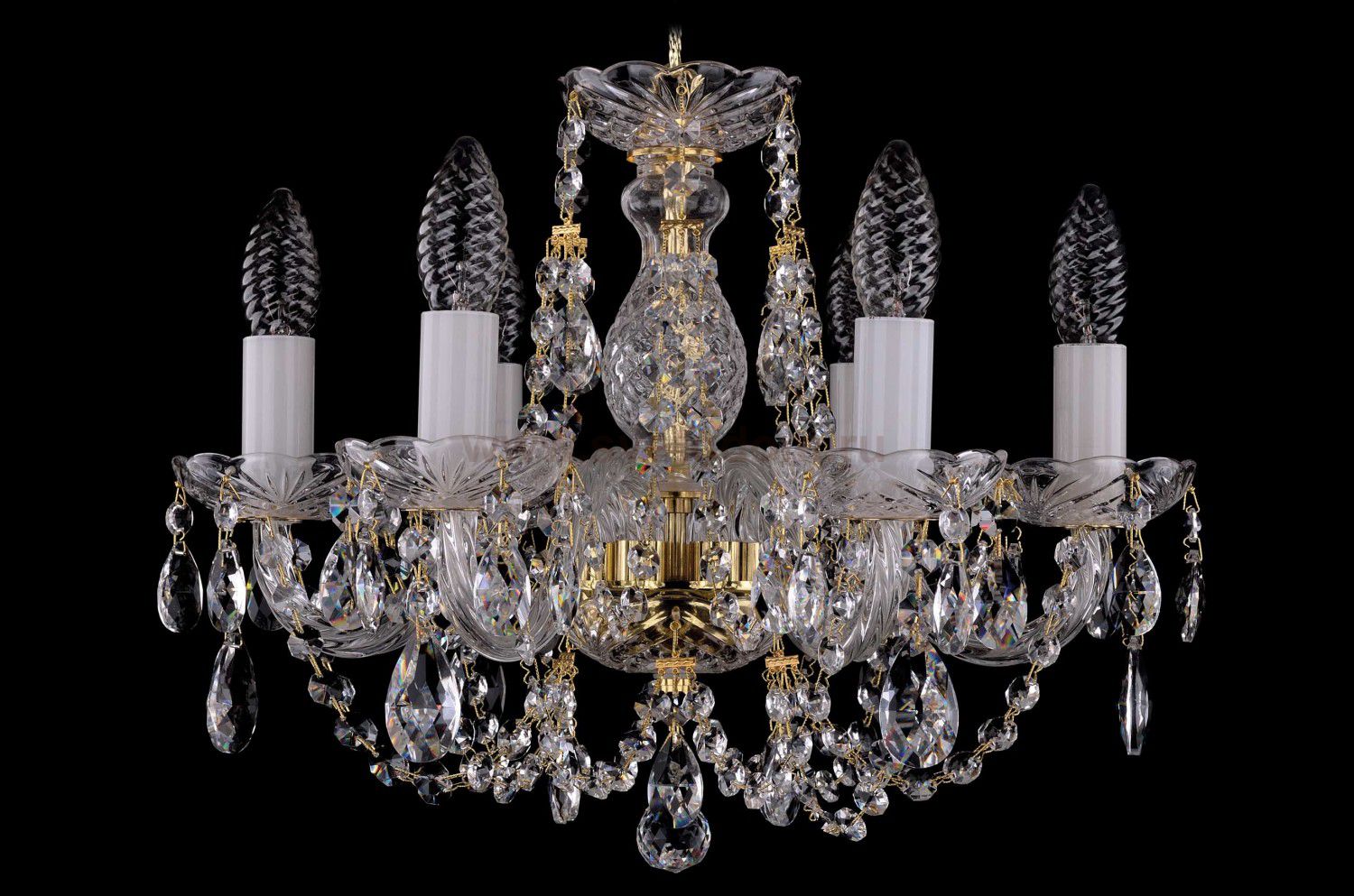 Люстра хрустальная Bohemia Ivele 1406/6/141/G